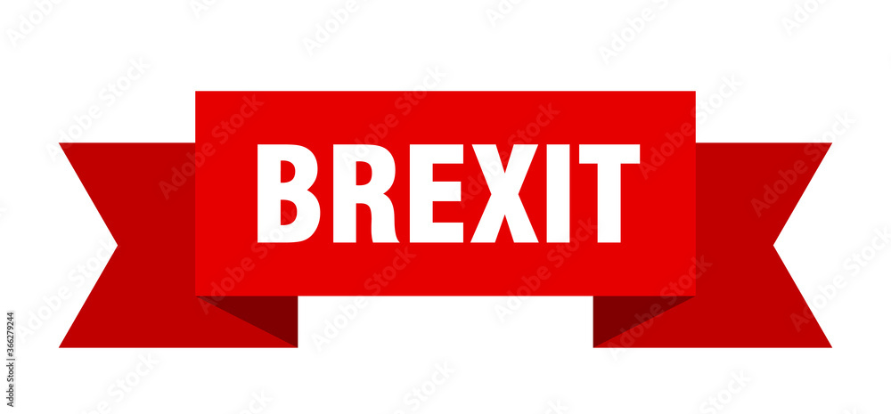 brexit ribbon. brexit paper band banner sign brexit ribbon. brexit paper band banner sign