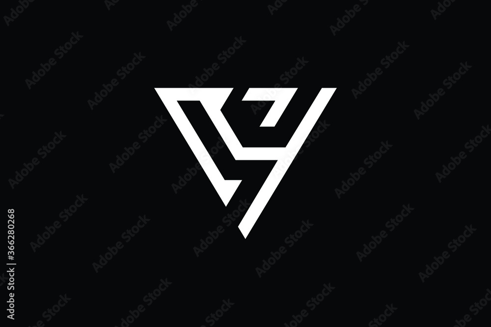 Minimal Innovative Initial CY logo and YC logo. Letter CY YC creative elegant Monogram. Premium Business logo icon. White color on black background Minimal Innovative Initial CY logo and YC logo. Letter CY YC creative elegant Monogram. Premium Business logo icon. White color on black background