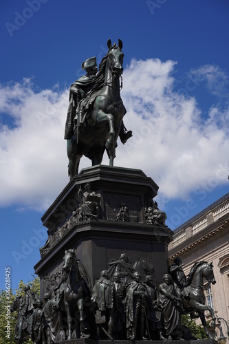 Reiterstandbild von Friedrich dem Großen in Berlin (Unter den Linden)