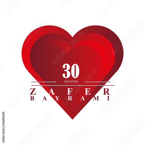 30 August Zafer Bayrami, celebration of victory and the national day in Turkey