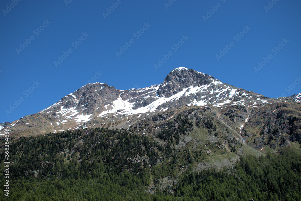 Berglandschaft in Silvaplana in der Schweiz 27.5.2020