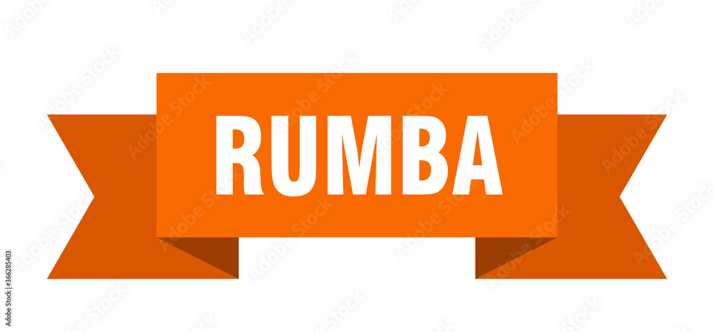 rumba ribbon. rumba paper band banner sign rumba ribbon. rumba paper band banner sign