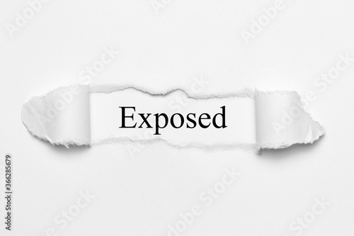 Exposed photo