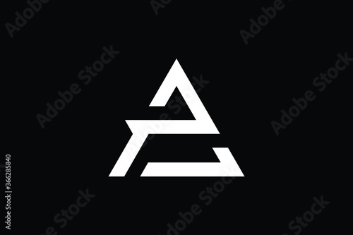 Minimal Innovative Initial AP logo and PA logo. Letter AP PA creative elegant Monogram. Premium Business logo icon. White color on black background