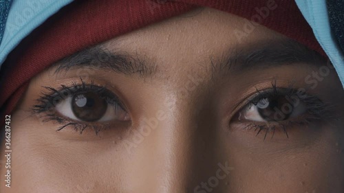 Close up of beautiful Arab eye