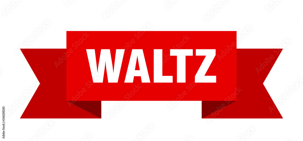 waltz ribbon. waltz paper band banner sign waltz ribbon. waltz paper band banner sign