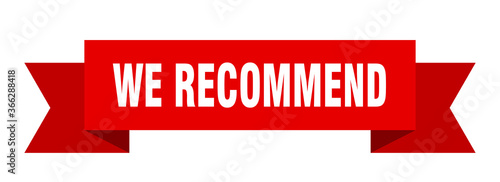 we recommend ribbon. we recommend paper band banner sign