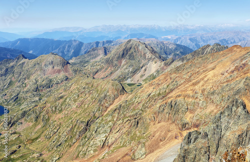 Views from Pica d'Estats, top of Catalonia, Pyrenees