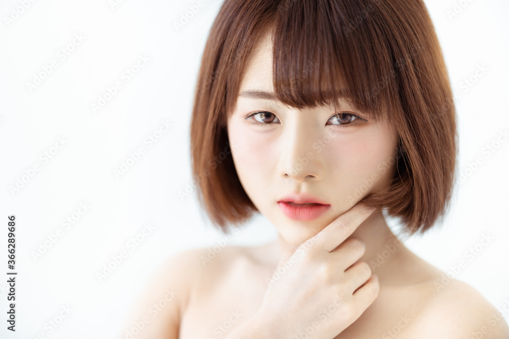Headshot portrait of young asian woman sexy girl using as background cosmetics woman makeup fashion people model Headshot portrait of young asian woman sexy girl using as background cosmetics woman makeup fashion people model