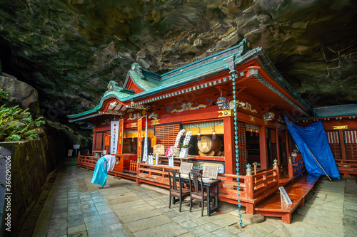 Udo Shrine, located on the Nichinan Coast south of Miyazaki City