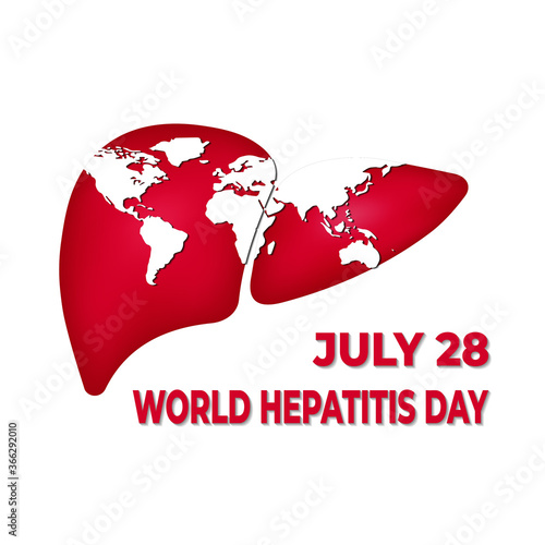 world hepatitis day cartoon illustration