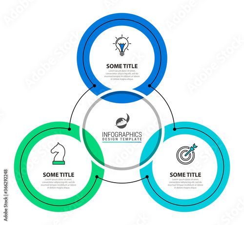Infographic design template. Creative concept with 3 steps