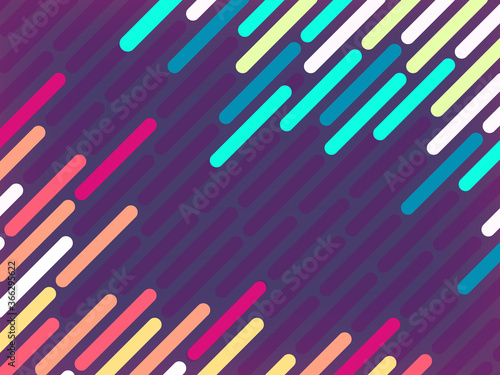 Colorful abstract background with diagonal shapes and space for text. Flat style vector