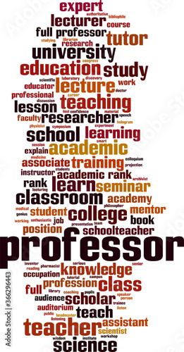 Professor word cloud