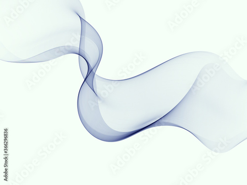 Smooth waves or lines .Abstract background.Blue wave Vector