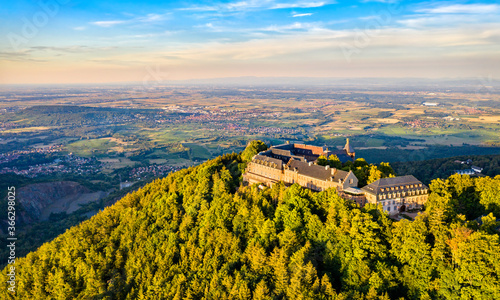 Tableau sur toile Mont Sainte-Odile Abbey in the Vosges Mountains