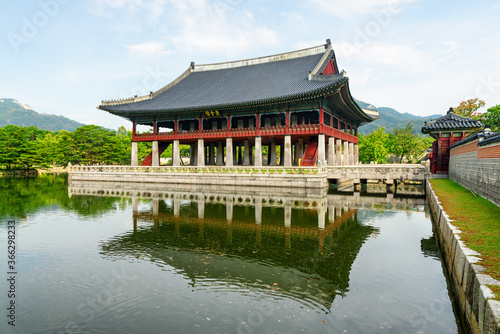 Gyeonghoeru Pavilion at Gyeongbokgung Palace, Seoul, South Korea