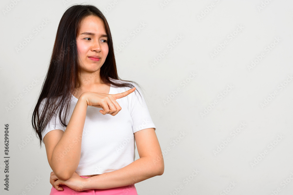 Portrait of young beautiful Asian teenage girl Portrait of young beautiful Asian teenage girl