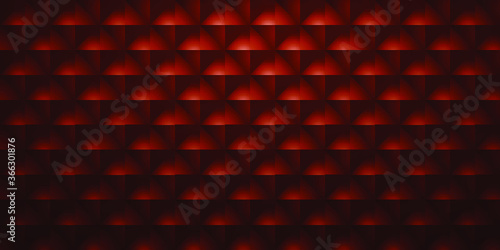 Dark black Geometric grid C...