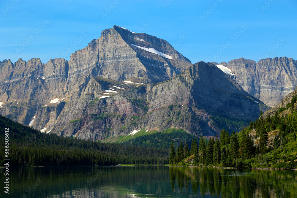 Glacier National Park in summer 