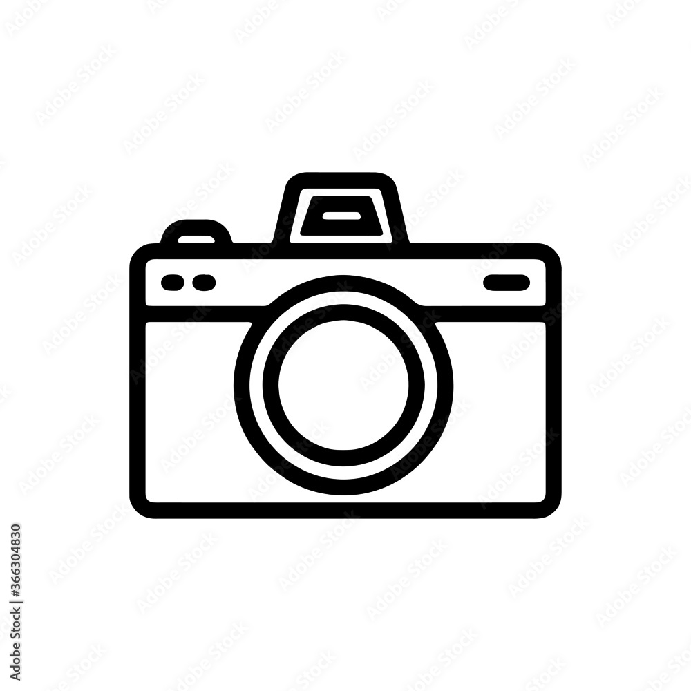 vector illusion icon of outline Camera vector illusion icon of outline Camera
