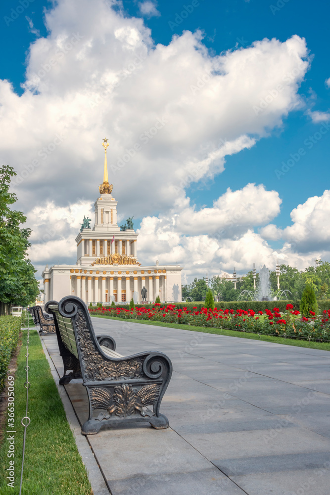 Sight of Moscow: Exhibition of achievements of the national economy of the USSR
