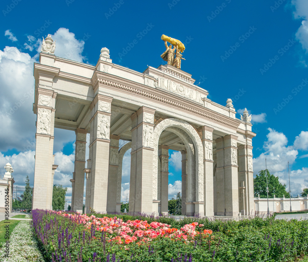 Sight of Moscow: Exhibition of achievements of the national economy of the USSR