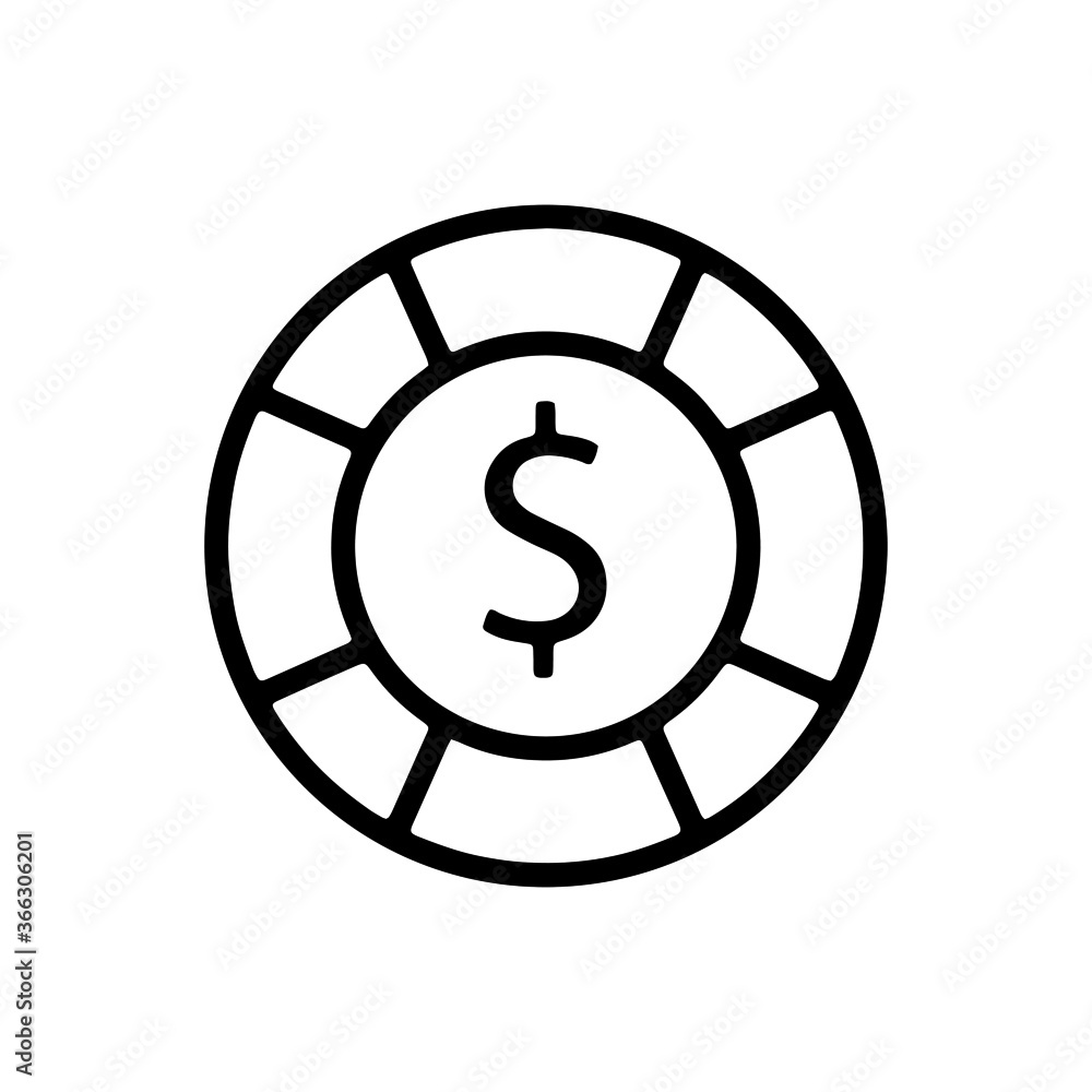 vector illusion icon of outline Casino Ships vector illusion icon of outline Casino Ships