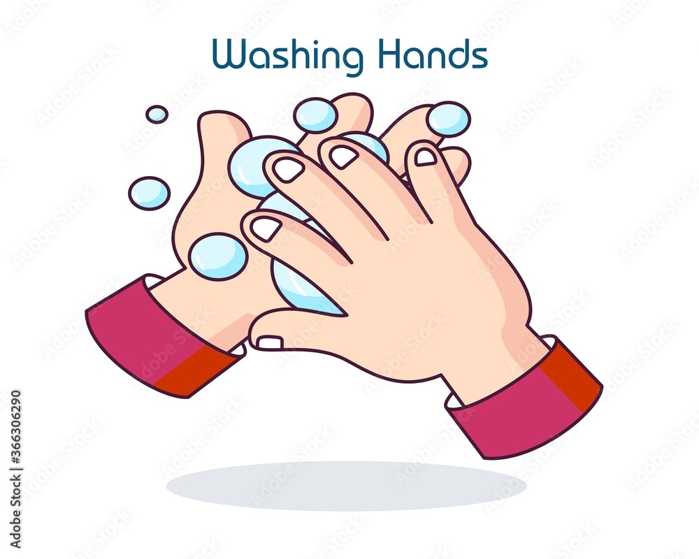 don't forget to wash your hands because of covid 19