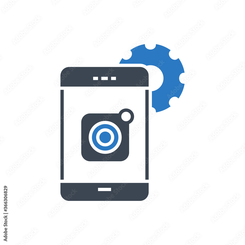 Mobile Apps Development Related Vector Glyph Icon. Isolated on White Background. Vector Illustration. Mobile Apps Development Related Vector Glyph Icon. Isolated on White Background. Vector Illustration.