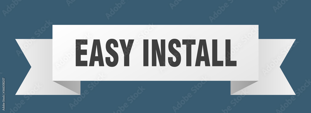 easy install ribbon. easy install paper band banner sign easy install ribbon. easy install paper band banner sign