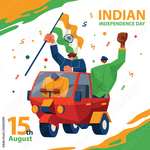 Tuk Tuk Ride For Indian Independence Day