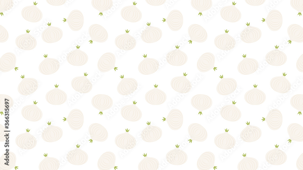 Onion pattern wallpaper. Onion on white background. Onion pattern wallpaper. Onion on white background.