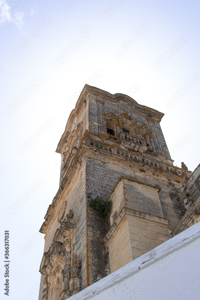 Photo from one of the towers of a basilica in the arabic old town of Arcos de la Frontera, Andalucia, Spain
