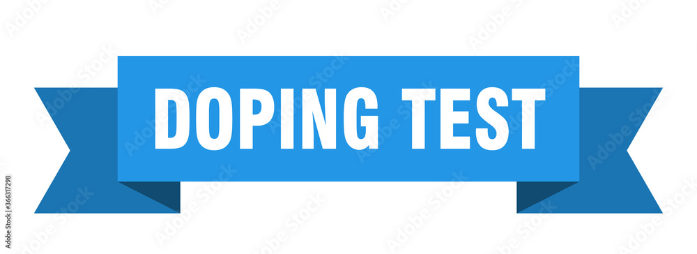 doping test ribbon. doping test paper band banner sign doping test ribbon. doping test paper band banner sign