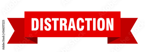 distraction ribbon. distraction paper band banner sign