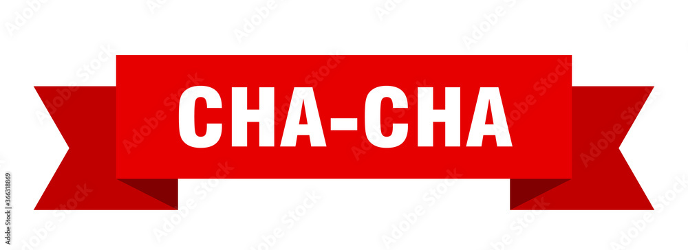 cha-cha ribbon. cha-cha paper band banner sign cha-cha ribbon. cha-cha paper band banner sign