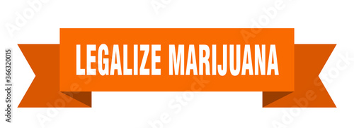 legalize marijuana ribbon. legalize marijuana paper band banner sign
