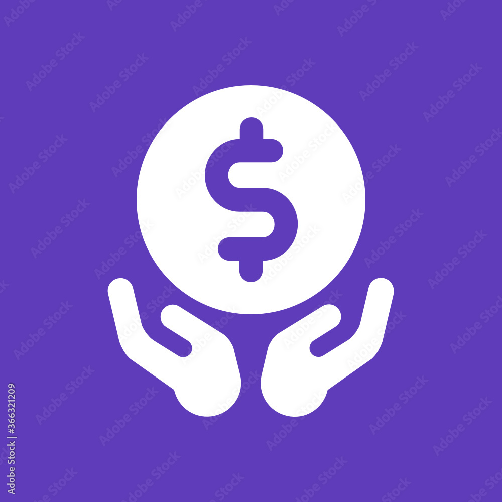 Save Money Dollar - Metro Tile Icon Save Money Dollar - Metro Tile Icon
