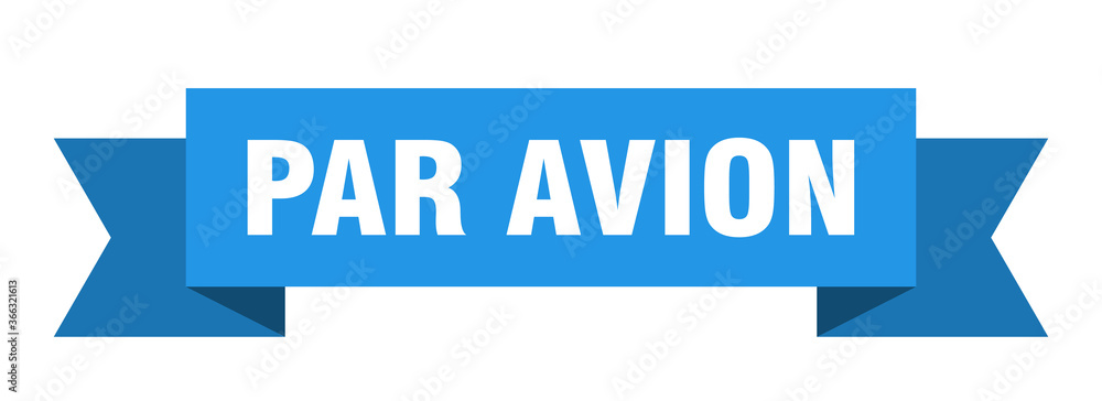 par avion ribbon. par avion paper band banner sign par avion ribbon. par avion paper band banner sign