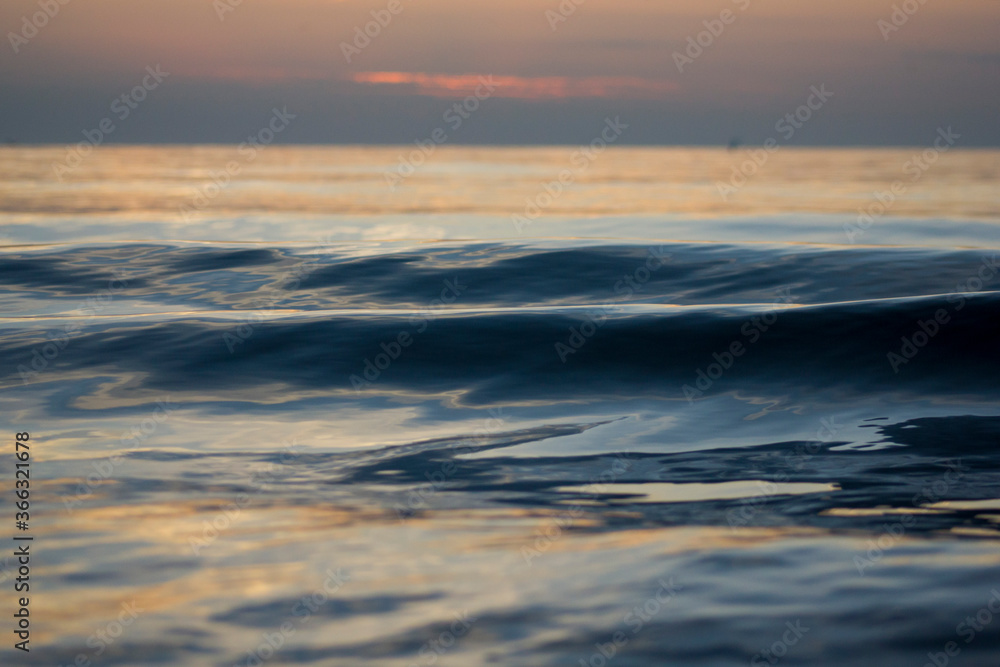 sunset on the beach