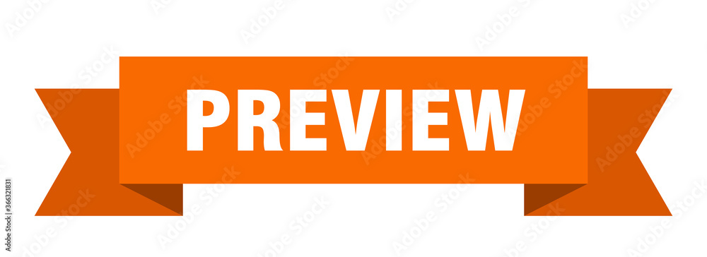 preview ribbon. preview paper band banner sign preview ribbon. preview paper band banner sign