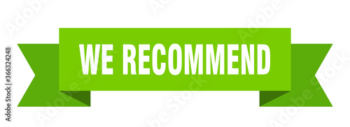 we recommend ribbon. we recommend paper band banner sign