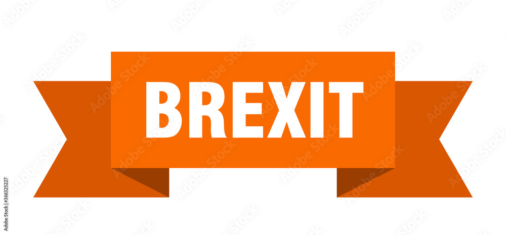 brexit ribbon. brexit paper band banner sign brexit ribbon. brexit paper band banner sign