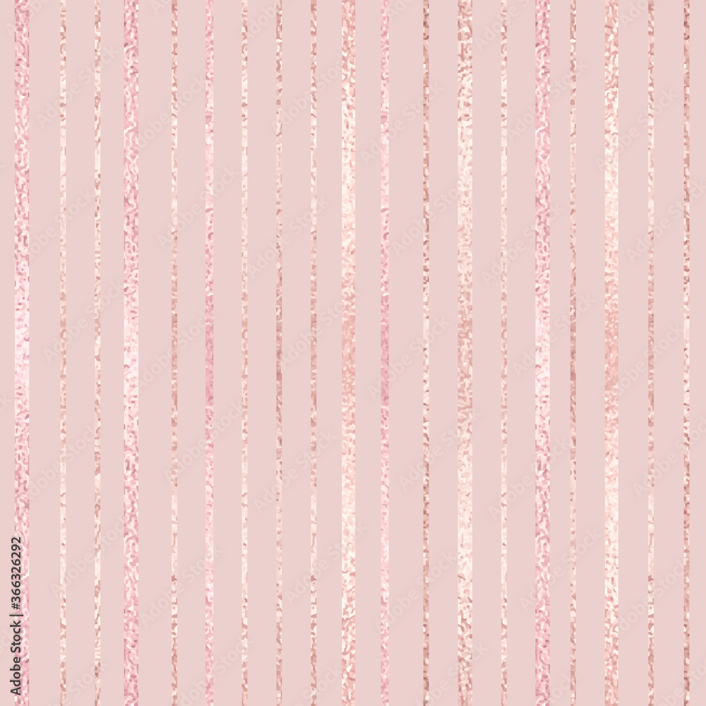 Vector seamless pattern with rose gold and golden vertical stripes. Vector seamless pattern with rose gold and golden vertical stripes.