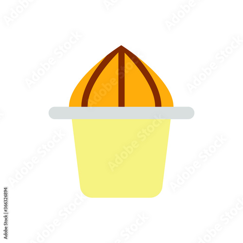 squeezer icon vector illustration flat style. summer icon set.