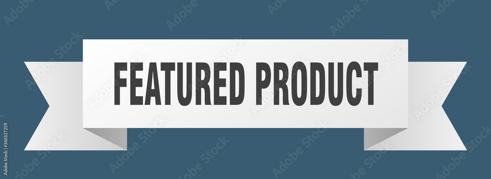 featured product ribbon. featured product paper band banner sign featured product ribbon. featured product paper band banner sign