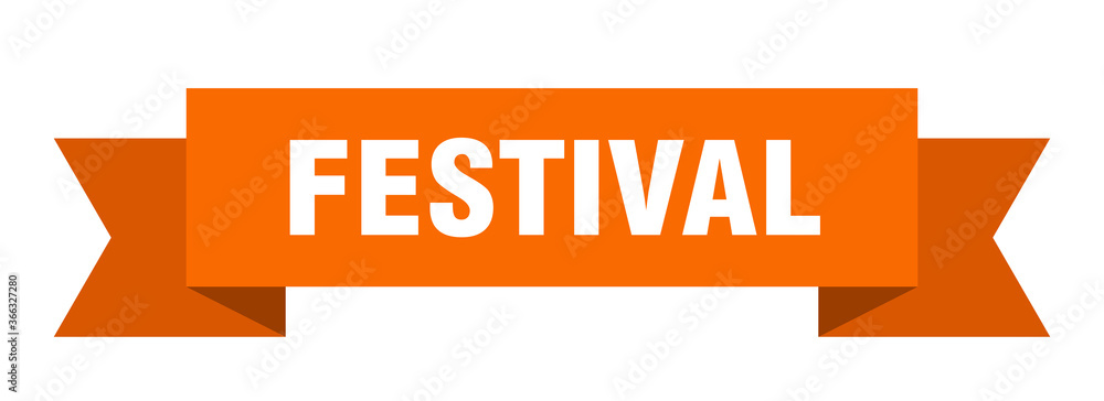 festival ribbon. festival paper band banner sign festival ribbon. festival paper band banner sign