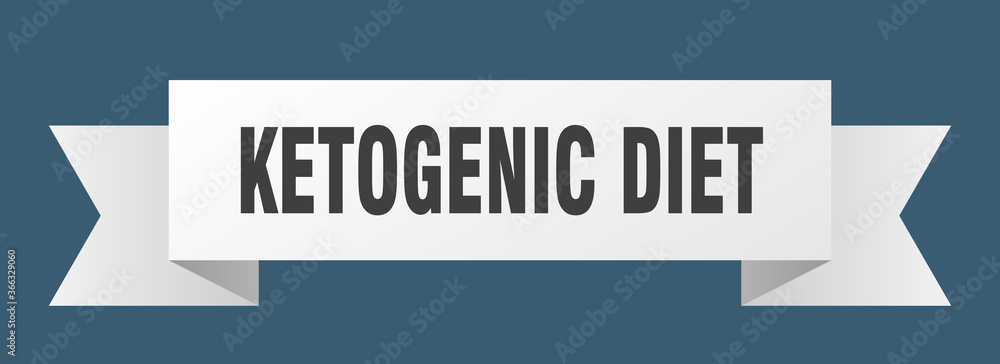 ketogenic diet ribbon. ketogenic diet paper band banner sign ketogenic diet ribbon. ketogenic diet paper band banner sign