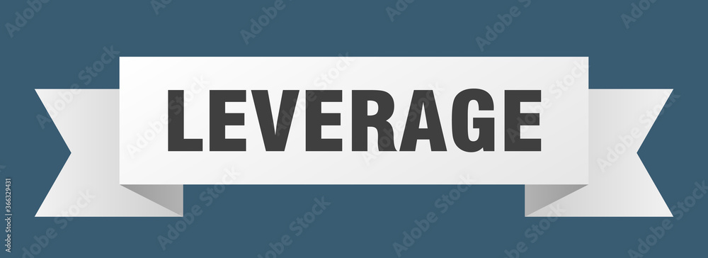 leverage ribbon. leverage paper band banner sign leverage ribbon. leverage paper band banner sign
